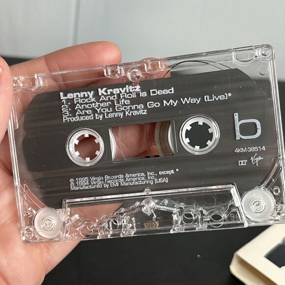 Rock & Roll Is Dead [Single] by Lenny Kravitz (Cassette, Sep-1995, Virgin) - Picture 4 of 4